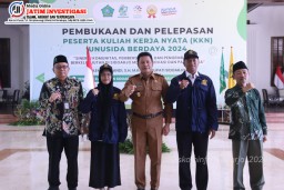 Lepas KKN Mahasiswa UNUSIDA, H. Subandi Harapkan Pengabdian Untuk Kian Memajukan Sidoarjo