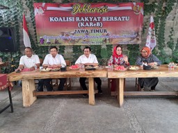 Deklarasi Koalisi Rakyat Bersatu Mendukung Erji Untuk Maju Walikota pada Pilkada Priode 2024- 2029