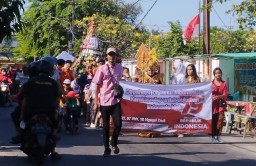 Sedekah Bumi di Wilayah RW 10 Ngagel Dadi, Lestarikan Budaya dan Kebersamaan Peringatan HUT RI Ke - 79