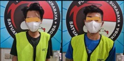 Dua Pemuda Diduga Edarkan Sabu, Berhasil Diamankan Satresnarkoba Polrestabes Surabaya