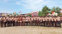 Didik Karakter Tanggap Bencana Sekaligus Pecahkan Rekor MURI, Cabdindik Provinsi Jatim Wilayah Sampang Gelar Apel Akbar Pramuka 2024