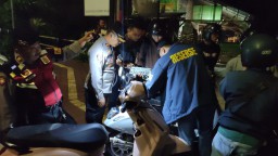 Polsek Kuta Selatan Gelar Patroli Skala Besar, Empat Kendaraan Ditindak Tegas