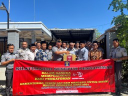 Perkuat Tali Persaudaraan, Lapas Narkotika Kelas IIA Pamekasan Kanwil Kemenkumham Jatim Gelar Silaturahmi dengan Purna Bhakti