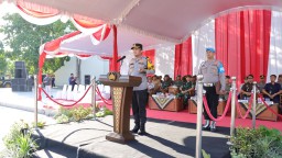 Gelar Simulasi Sispam Kota, Polres Nganjuk Tunjukkan Kesiapannya dalam Netralisir Masalah yang Timbul dalam Tahapan Pilkada 2024