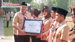 Jadi Irup Upacara Hari Pramuka ke-63, Subandi Tekankan Generasi Muda Tumbuhkan Cinta NKRI