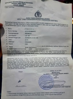 Lambanya Penanganan Perkara di Polres Jember, Korban Penipuan Penggelapan Pertanyakan Kinerja Penyidik