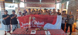 Polda Bali Laksanakan Jumat Curhat Bertempat di Balai Desa Adat Buleleng