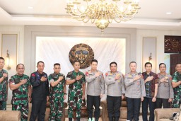 Kapolda Bali Kunjungi Kodam IX/Udayana Dalam Rangka Silahturahmi