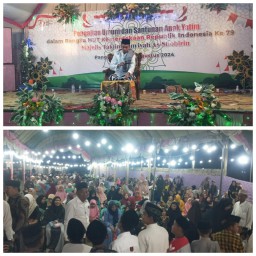 Ribuan Orang Banjiri Pengajian Umum dan Santunan Anak Yatim Jami'iyah As-Shobirin di Sampang