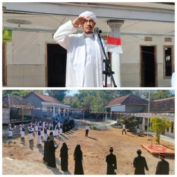 Ponpes Darul Ulum Addiniyah Assalafiyah Assyafiiyah Sampang Gelar Upacara HUT RI Ke 79