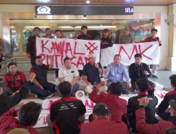 Ikatan Mahasiswa Muhammadiyah (IMM) Melakukan Aksi Unjuk Rasa Tolak RUU Pilkada