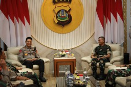 Kapolda Bali Terima Kunjungan Pangdam IX/udayana
