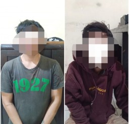 Warga Dusun Gresikan Kecamatan Krian Babak Belur Dihajar Massa, Karena Kedapatan Menggasak Hp Milik Pengendara Motor