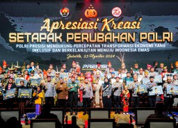 Bripka Agung Hidayat Raih Juara II Lomba TikTok Kategori TNI-Polri pada Awarding Day Apresiasi Kreasi Setapak Perubahan Polri 2024