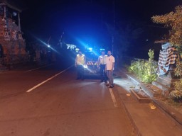 Persempit Ruang Gerak Kejahatan di Malam Hari, Polsek Abiansemal Tingkatkan Patroli Biru