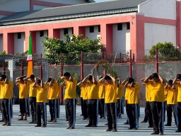 Wujudkan Disiplin dan Kepatuhan WBP Lapas Narkotika Kelas IIA Pamekasan di Latihan PBB