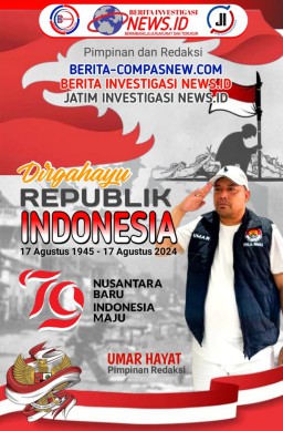 Segenap Pimpinan Redaksi Jatiminvestigasinews.id: Mengucapkan Rasa Syukur Pada Menyambut Hari Kemerdekaan RI ke- 79 Tahun 2024
