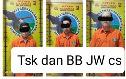 Satreskoba Polres Nganjuk Berhasil Tangkap 3 Orang Terduga Kurir Sabu