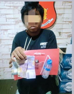 Polsek Krembangan Berhasil Amankan Kurir Sabu Asal Sawah Pulo Surabaya