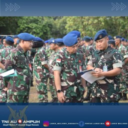 Pimpin Apel Siang, Danlanud Muljono Jaga dan Tingkatkan Kesiapsiagaan Satuan Pelaksanaan Ketahanan Pangan