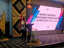 Polda Bali Gelar Monitoring dan Evaluasi Kinerja Anggaran Polda Bali Semester I (TA) 2024