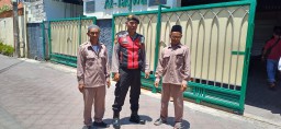 Beri Rasa Aman Giat Ibadah Sholat Jumat Polres Badung Gelar Personel