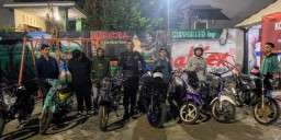 Sebelas Pemuda Terjaring Razia Kenalpot Brong Oleh Polisi