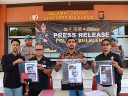 Press Release Pengungkapan Kasus Promosi Judi Online Melalui Media Sosial