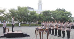 Kombes Pol Christian Tobing, Memimpin Prosesi Sertijab Lima Kapolsek Yang Dirotasi