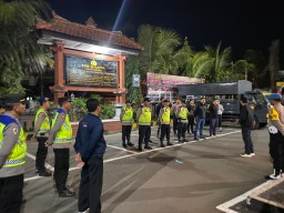 Karendal Ops Polres Badung Pimpin Patroli Malam Minggu Dalam Rangka Operasi Mantap Praja Agung 2024