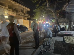 Blue Light Patrol Samapta Polsek Kuta Utara Jamin Keamanan Masyarakat Malam Hari