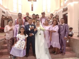 Ketua DPW ( ITB) Indonesia Timoer Bersatu ikut Merayakan Pernikahan Saudara di Gereja Katedral Surabaya Hati Kudus