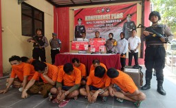 Polres Bangkalan Berhasil Amankan 10 Orang Kasus Narkoba, Selama Operasi Tumpas Narkoba Semeru 2024