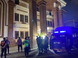 Satgas OMP Tingkatkan Patroli Ke Kantor KPU, Bawaslu dan Gudang Logistik KPU Kabupaten Badung