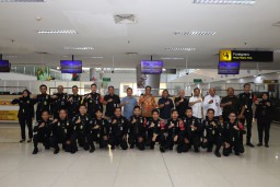 Dampingi Menkumham Tinjau TPI Juanda, Kakanwil Kemenkumham Jatim Komitmen Berikan Pelayanan Imigrasi Terbaik