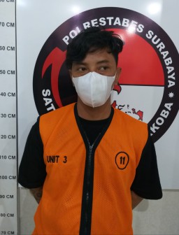 Pelaku Penyalahgunaan Narkoba Jenis Sabu Diamankan polrestabes Surabaya