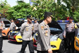 Polda Jatim Cek Ranmor Dinas Polres Madiun Kota, Pastikan Kesiapan Pengamanan Pilkada 2024