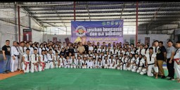 Baru Menjabat Kasat Reskrim, Mantan Kapolsek Wonocolo Langsung Gelar latihan, Sekaligus Jadi Pembina Tarung Derajat