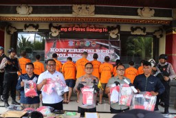 Polres Badung Gulung 10 Pelaku Penyalahgunaan Narkoba