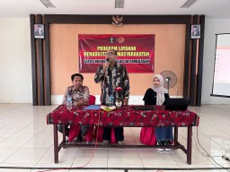 Lapas Narkotika Kelas IIA Pamekasan Kanwil Kemenkumham Jatim Gelar Penyuluhan Hukum dan Wawasan Kebangsaan kepada Warga Binaan