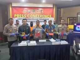 Ada Apa!!!. Dua Pemuda Dibekuk Unit Reskrim Polsek Tegalsari, Ini Motifnya
