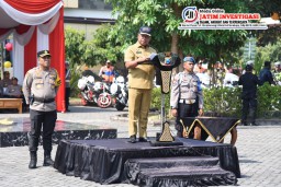 Pjs. Bupati Sidoarjo Pimpin Gelar Apel Pasukan Operasi Zebra Semeru 2024, Fokus pada Kamseltibcarlantas dan Pengamanan Pilkada Serentak 2024