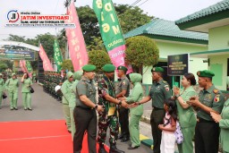 Dandim 0816/Sidoarjo Bersama Pjs. Bupati Sidoarjo Sambut Hangat Kunjungan Kerja Danrem 084/BJ