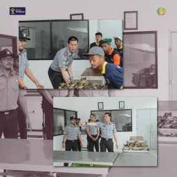 Kepala Rutan Surabaya Tinjau Progres Revitalisasi Dapur Harmoni