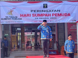 Maju Bersama Indonesia Raya, Lapas Narkotika Kelas IIA Pamekasan Kanwil Kemenkumham Jatim Gelar Upacara Peringatan Hari Sumpah Pemuda ke-96