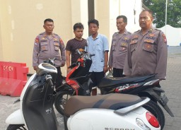 Polsek Kenjeran Amankan 2 Pelaku Pencurian Sepeda Motor TKP Bulak Banteng Lor