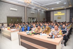 Mendukung program Ketahanan pangan Polres Bondowoso laksanakan Pelatihan Kapolsek dan Bhabinkamtibmas