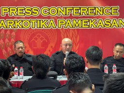 Lapas Narkotika Kelas IIA Pamekasan Kanwil Kementerian Imigrasi dan Pemasyarakatan Jatim Gelar Apel Gabungan dan Pengarahan Regu Pengamanan