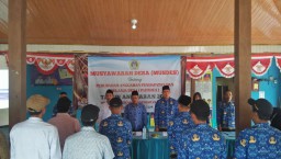 Untuk Menyesuaikan Anggaran, Desa Lampah Menggelar MUSDES Perubahan APBDes 2024