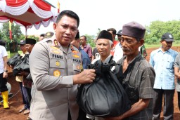Mendukung Program Ketahanan Pangan Nasional, Kapolres Bangkalan Tanam Jagung Bersama Forkopimda